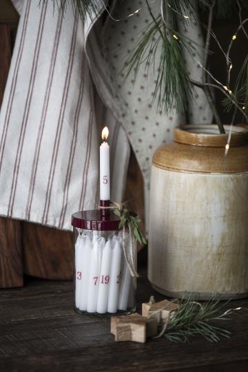 Kalenderkerzen - die perfekten Begleiter im vorweihnachtlichen Advent