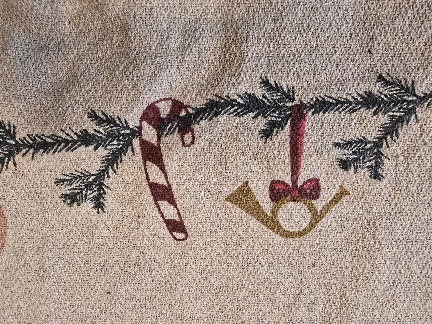 Bloomingville Decke, Weihnachtsmotive, Girlande