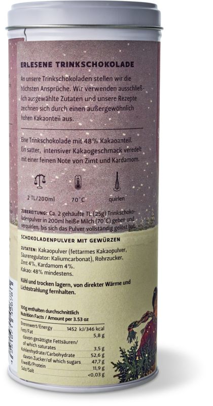 Sawade - Santas Schokoladentrunk, Trinkschokolade, No 14, 48% Kakao