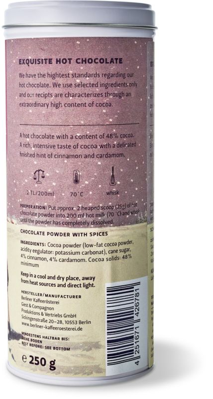 Sawade - Santas Schokoladentrunk, Trinkschokolade, No 14, 48% Kakao