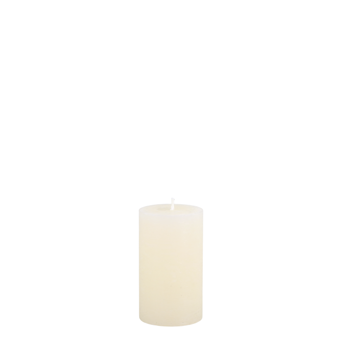 Stumpenkerze Macon, Kerze, cremé, 10x6cm