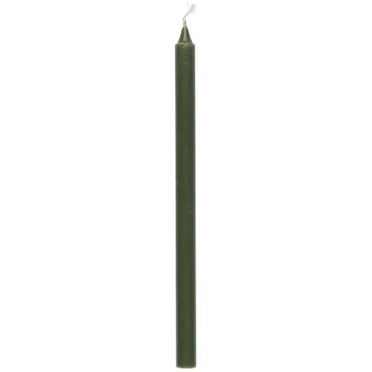 Bleistiftkerzen, moosgrün, Nordisches Umweltzeichen