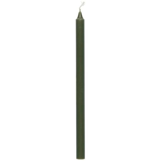 Bleistiftkerzen, moosgrün, Nordisches Umweltzeichen