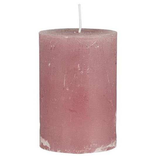 Stumpenkerze Celia, 10cm hoch, malva