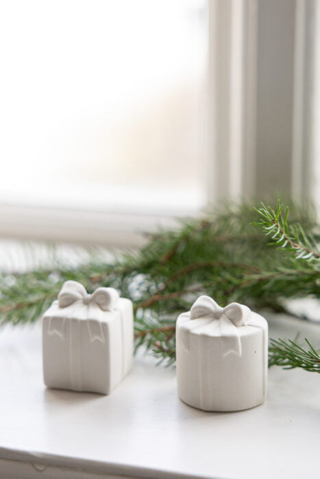 Geschenk Kramhult, Keramik, eckig, weiß