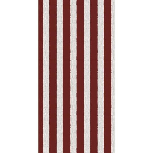 Papierservietten, Set, schmal, rote Streifen, Textil-Look, 40x40cm, 16 Stk.