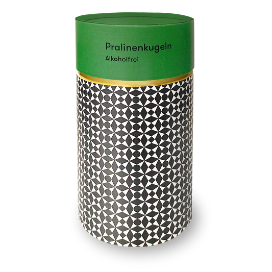 Sawade Geschenkdose, alkoholfreie Pralinenkugeln, grün, 15 Kugeln