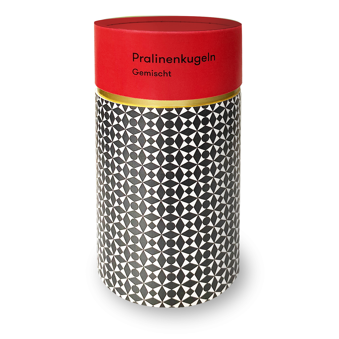 Sawade Geschenkdose, gemischte Pralinenkugeln, rot, 15 Kugeln