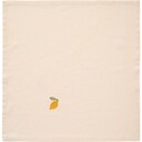 Stoffserviette Summer Vibes, Zitrone, leinenfarben 40x40cm