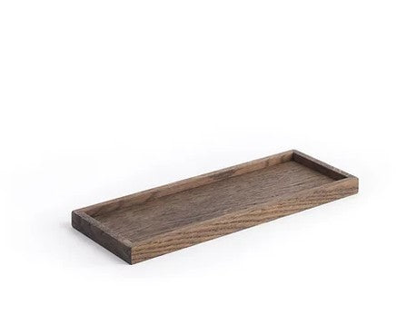 Tablett Square, Holztablett, rechteckig, klein, dunkle Eiche