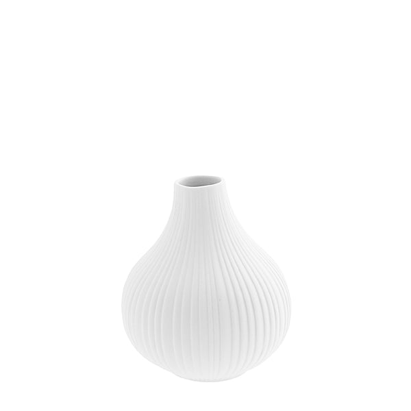 VaseEkenäs, Zwiebelform, groß, weiß