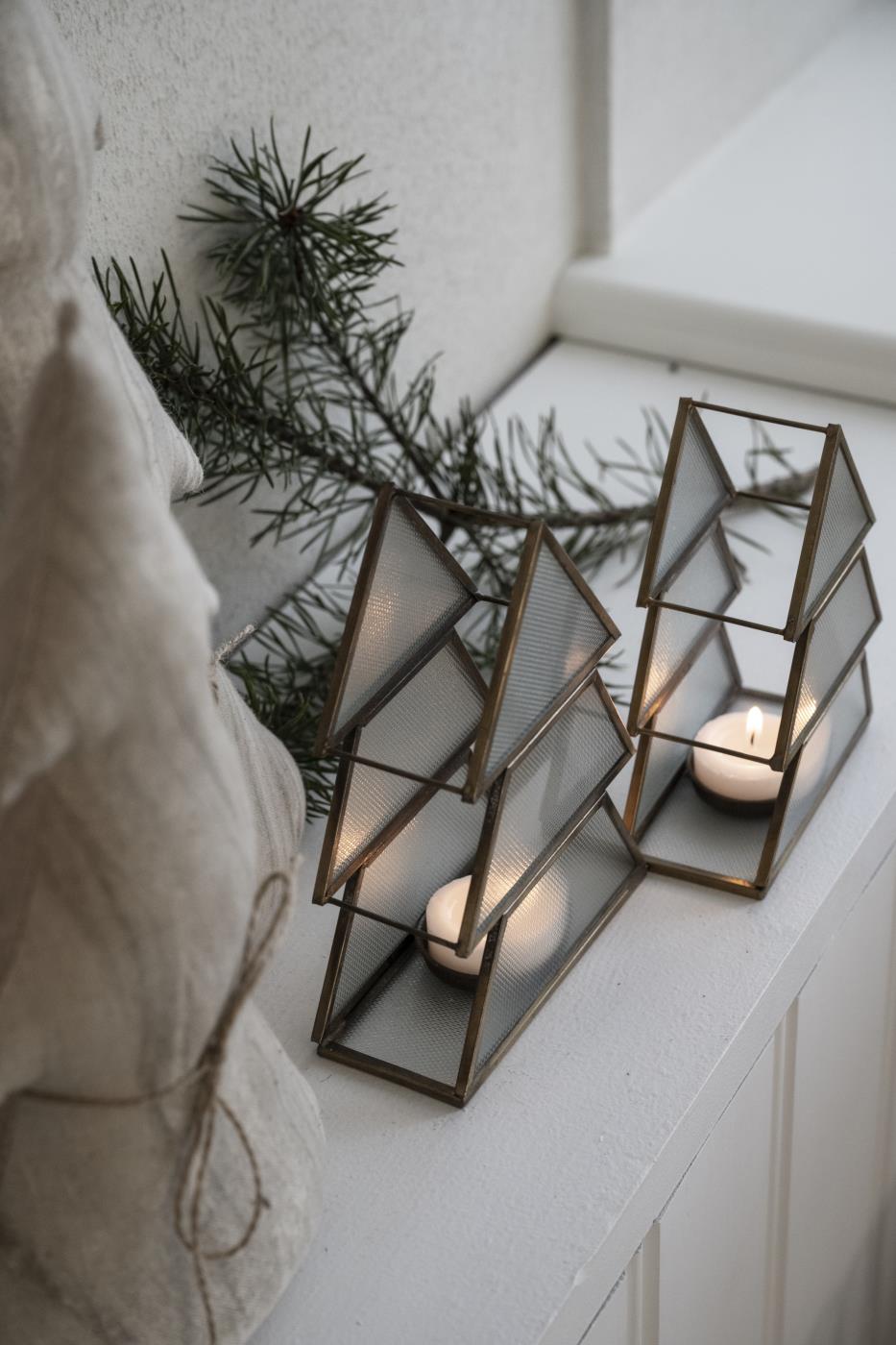 Tannenbaum Kerzenhalter für Teelichte, groß